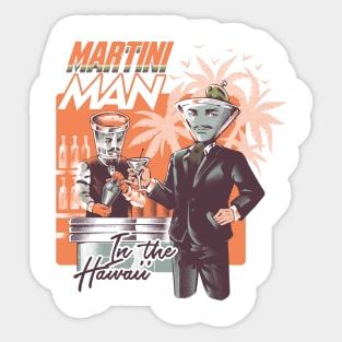 Martini Man Sticker